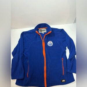 NHL Blue Jacket with Orange Trim